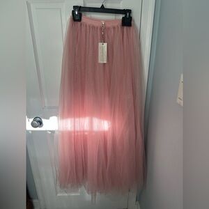 LoveShackFancy Winona sparkle skirt. Size S. NWT